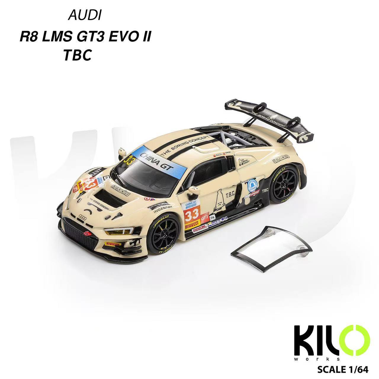 KILO Works 1:64 Audi R8 LMS GT3 EVO II TBC KLW0036-17 – CarBro MC