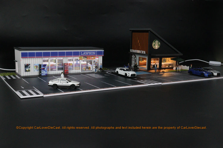 G-Fans 1:64 LAWSON Building Diorama 710024
