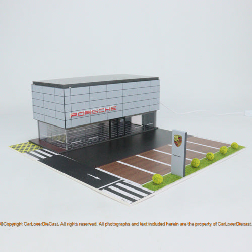 G-Fans 1:64 Porsche Display Center Building Diorama 710031