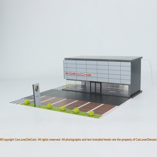 G-Fans 1:64 Porsche Display Center Building Diorama 710031