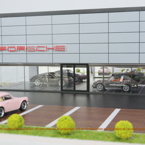 G-Fans 1:64 Porsche Display Center Building Diorama 710031