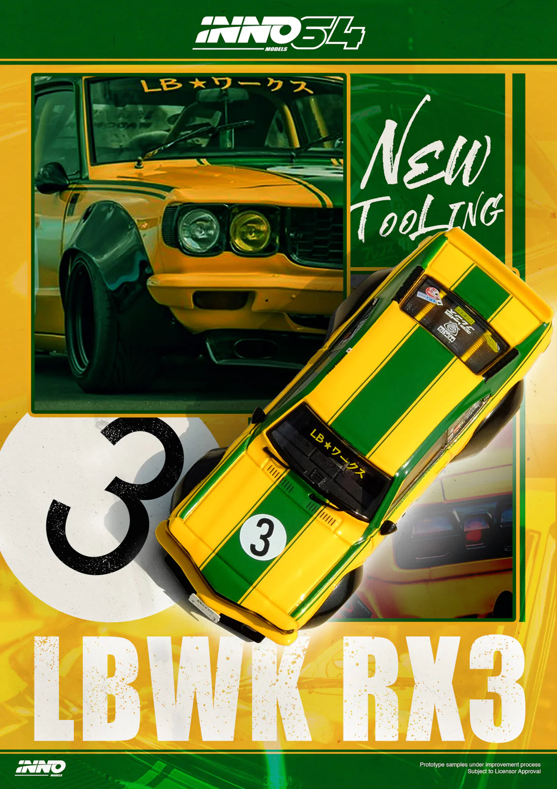 Inno64 1:64 LBWK Mazda RX3 Savanna