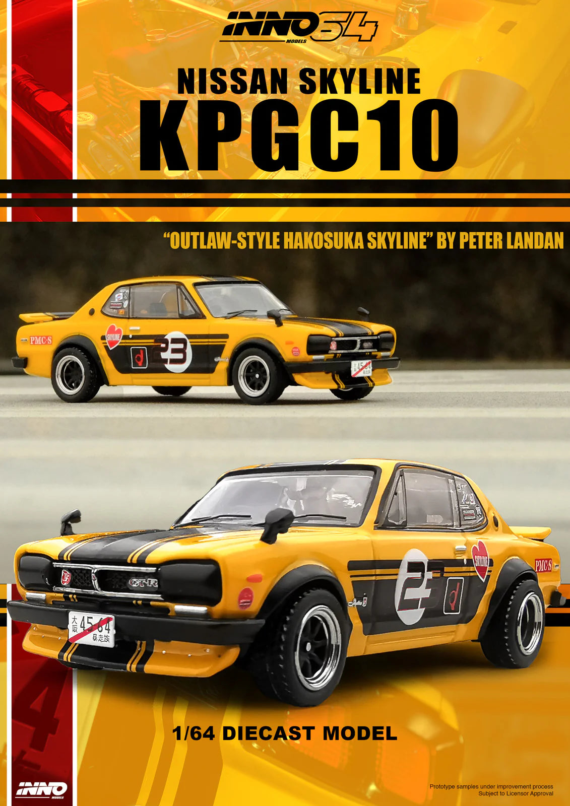Inno64 1:64 Nissan Skyline 2000 GT-R (KPGC10)
