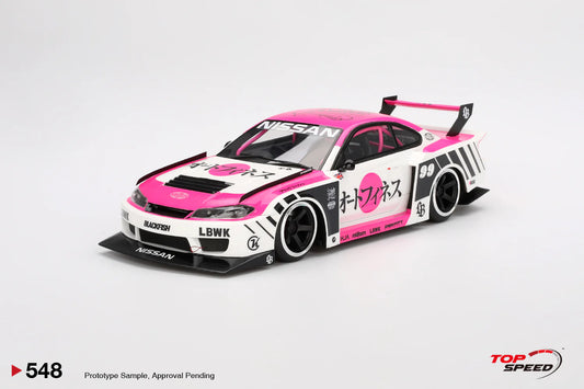 Topspeed 1:18 Nissan Silvia (S15) LB-Super Silhouette Auto Finesse SEMA 2023 TS0548