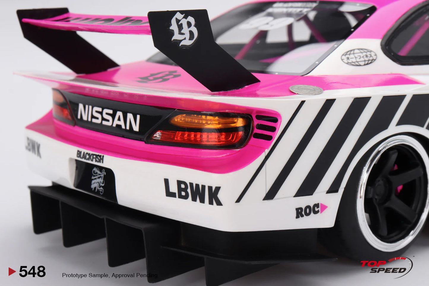 Topspeed 1:18 Nissan Silvia (S15) LB-Super Silhouette Auto Finesse SEMA 2023 TS0548