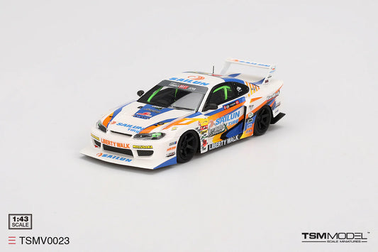 TSM 1:43 Nissan Silvia (S15) LB-Super Silhouette #555 TSMV0023