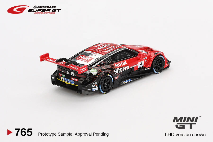 Mini GT 1:64 Japan Exclusive Nissan Z GT500 #3 “Niterra MOTUL Z” NDDP RACING 2023 SUPER GT SERIES Series MGT00765-BL