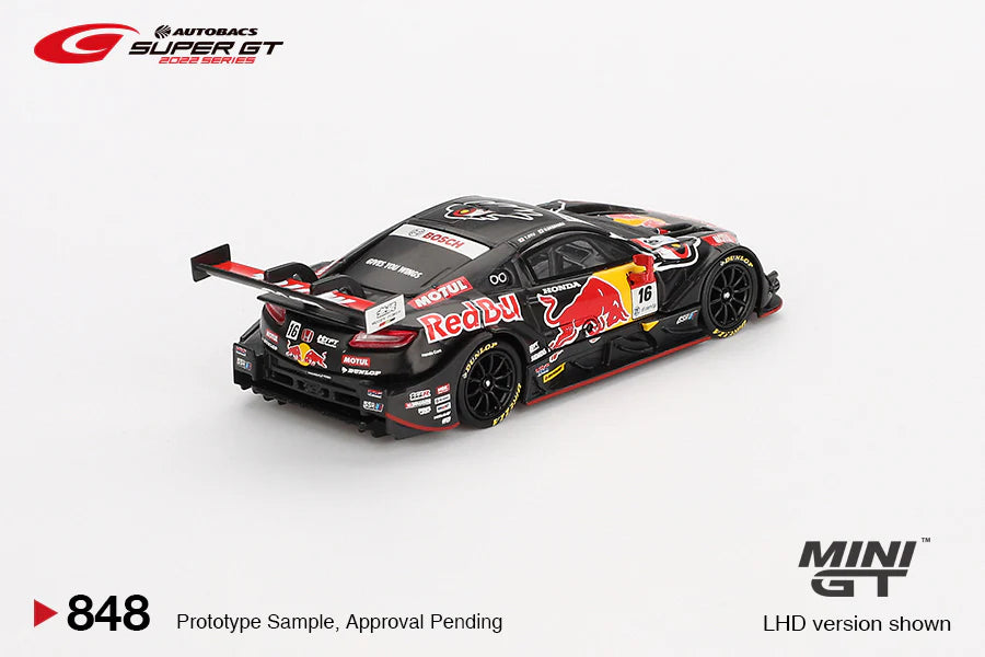 Mini GT 1:64 Japan Exclusive Honda NSX-GT “Type S” GT500 #16 “Red Bull MOTUL MUGEN NSX-GT” TEAM Red Bull MUGEN 2022 SUPER GT Series MGT00848-BL