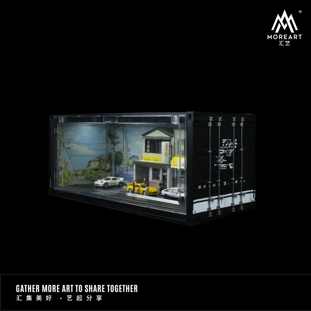 MoreArt 1:64 Initial D Container Scenario Version C Diorama