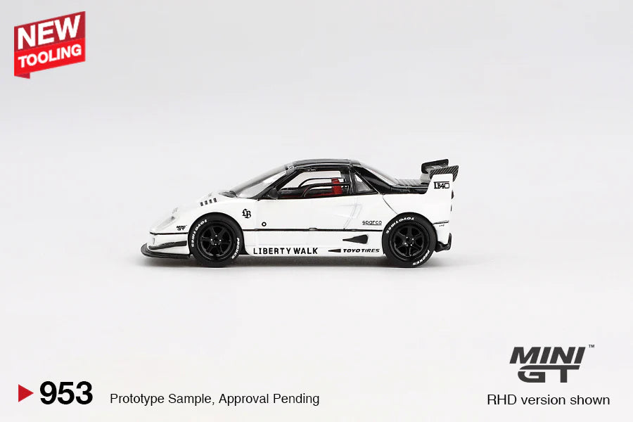 Mini GT 1:64 Mazda AZ-1 Liberty Walk LB40 – White – 2024 Tokyo Auto Salon MGT00953-BL