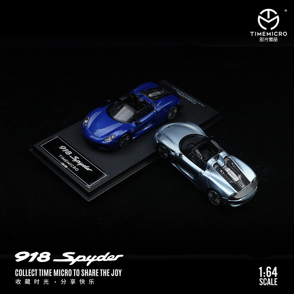 Time Micro 1:64 Porsche 918 Spyder (2 Colors)