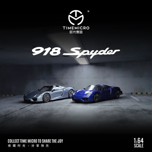 Time Micro 1:64 Porsche 918 Spyder (2 Colors)