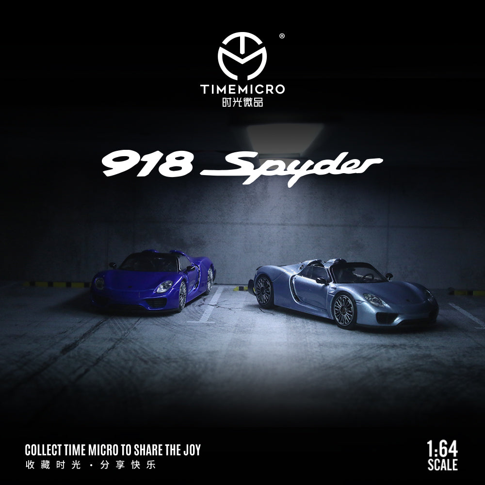 Time Micro 1:64 Porsche 918 Spyder (2 Colors)