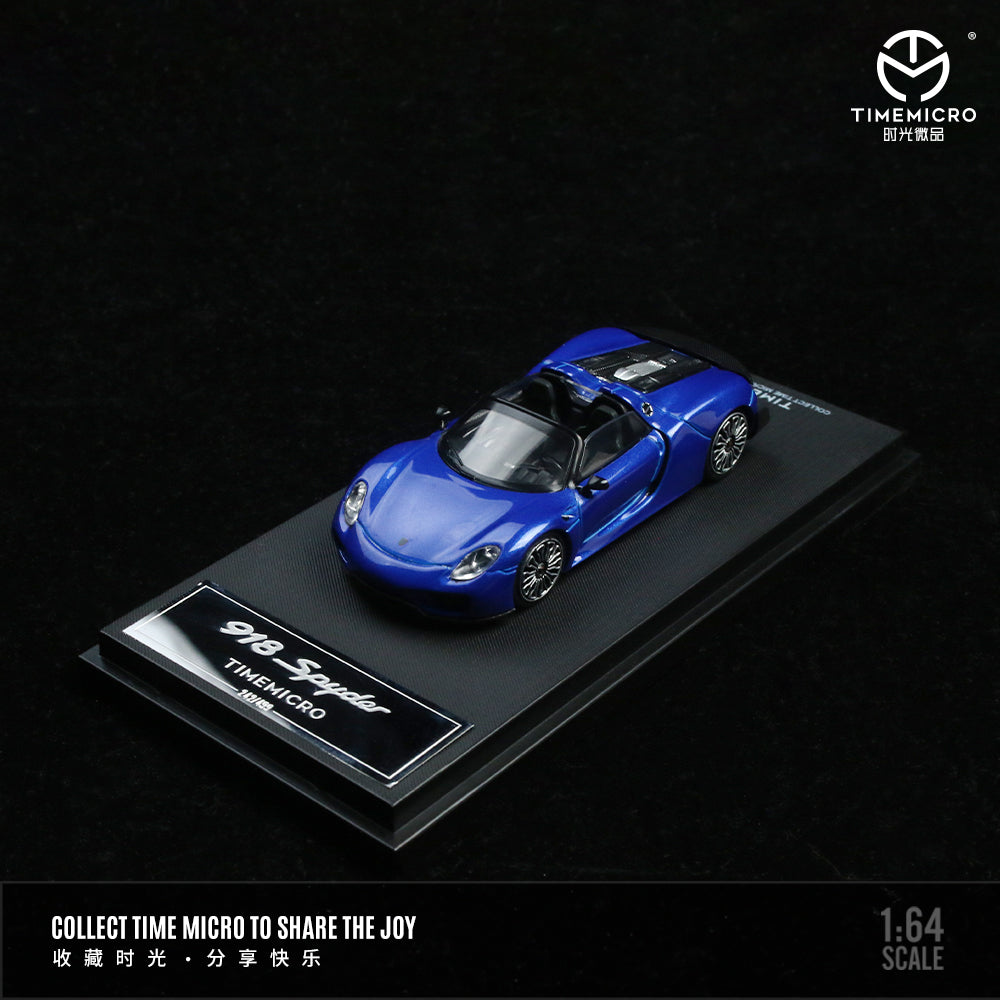 Time Micro 1:64 Porsche 918 Spyder (2 Colors)