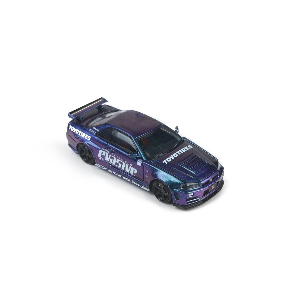 Time Micro 1:64 Nissan GTR34 - PVASIVE Chameleon