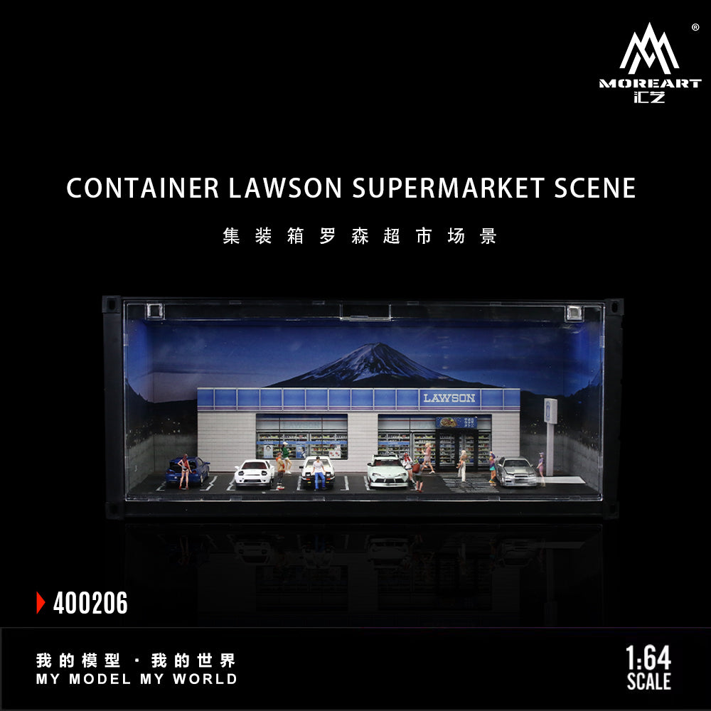 MoreArt 1:64 Container Lawson Supermarket Scene Diorama MO400206