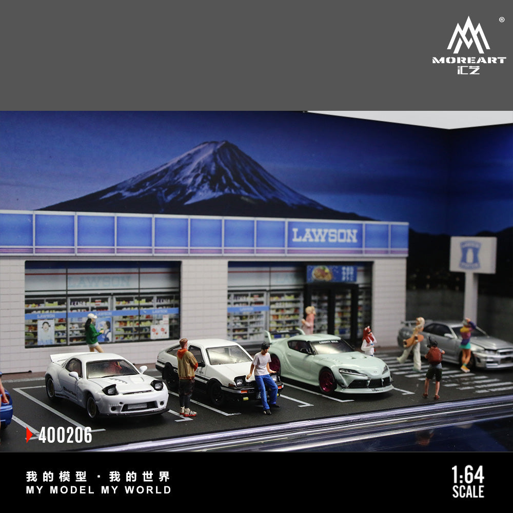 MoreArt 1:64 Container Lawson Supermarket Scene Diorama MO400206