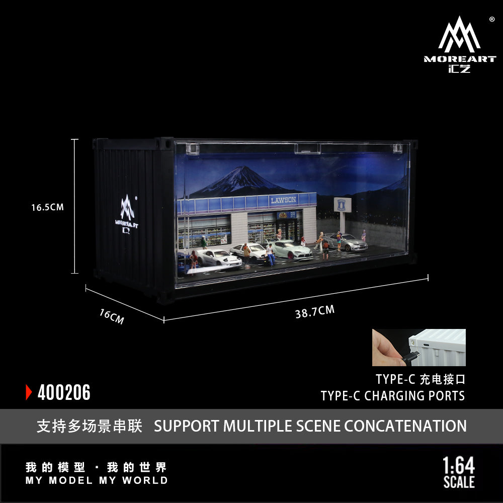 MoreArt 1:64 Container Lawson Supermarket Scene Diorama MO400206