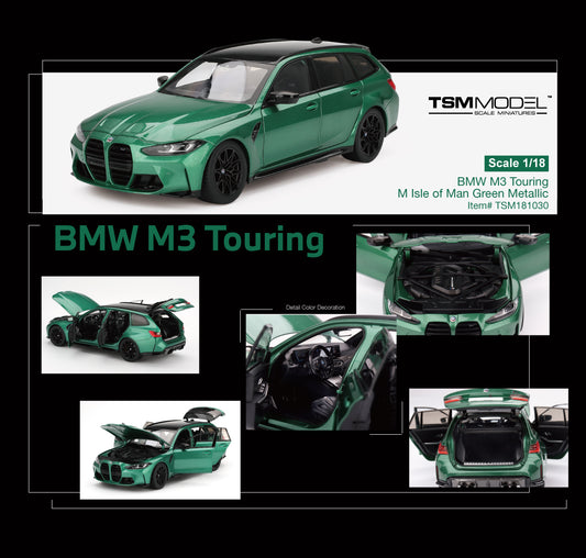 TSM 1:18 BMW M3 Touring M Isle of Man Green Metallic TSM181030