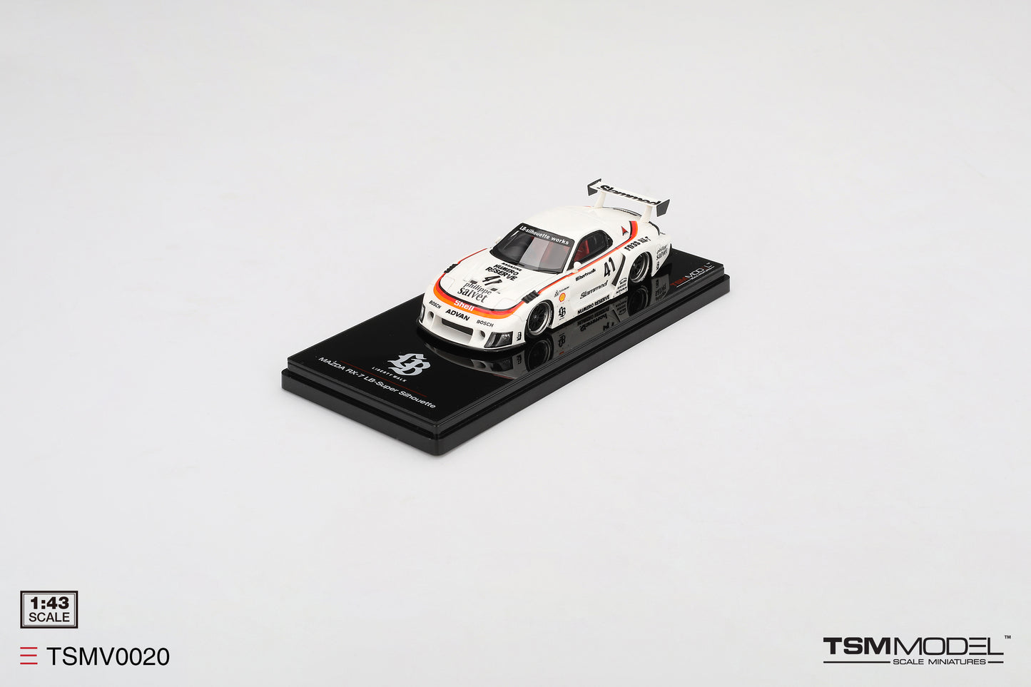 TSM 1:43 MAZDA RX-7 LB-Super Silhouette #41 Numero Reserve TSMV0020