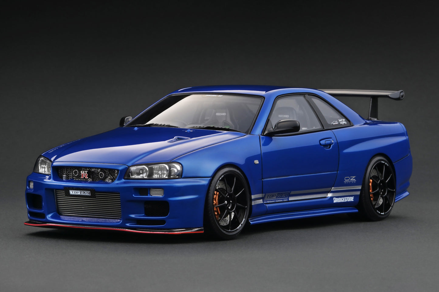 Ignition Model 1:18 TOP SECRET 34GT-R (BNR34) Blue Metallic IG3641