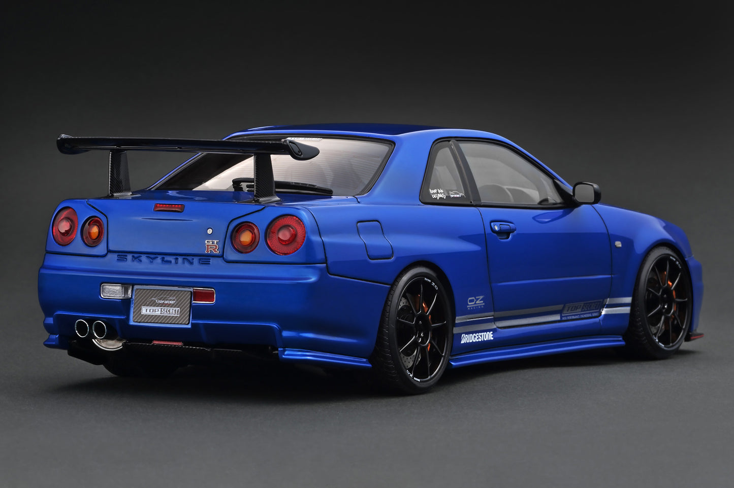 Ignition Model 1:18 TOP SECRET 34GT-R (BNR34) Blue Metallic IG3641
