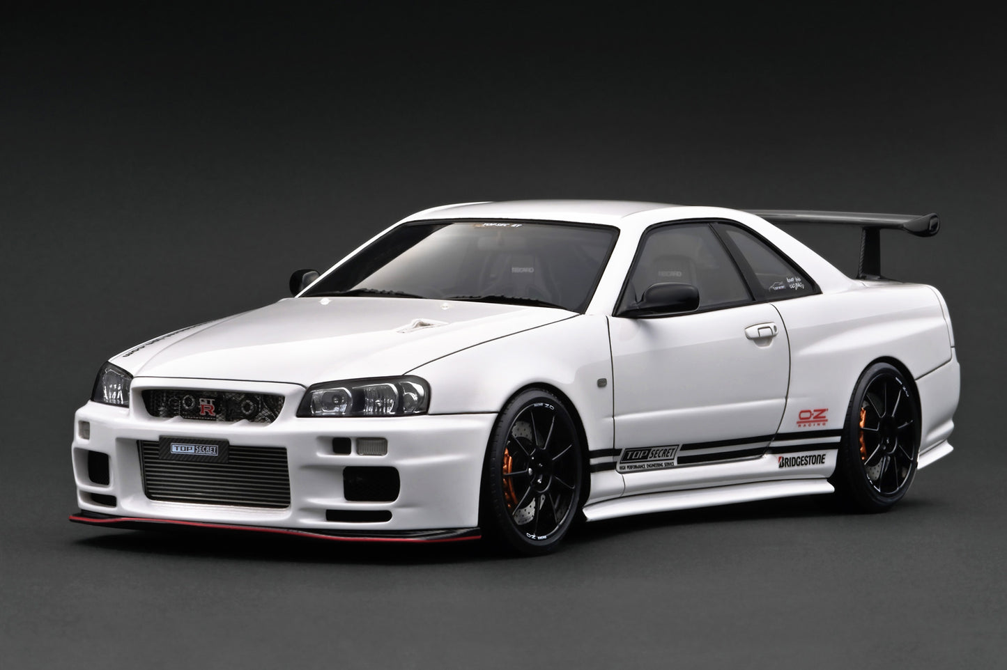 (Coming Soon) Ignition Model 1:18 TOP SECRET 34GT-R (BNR34) White IG3642