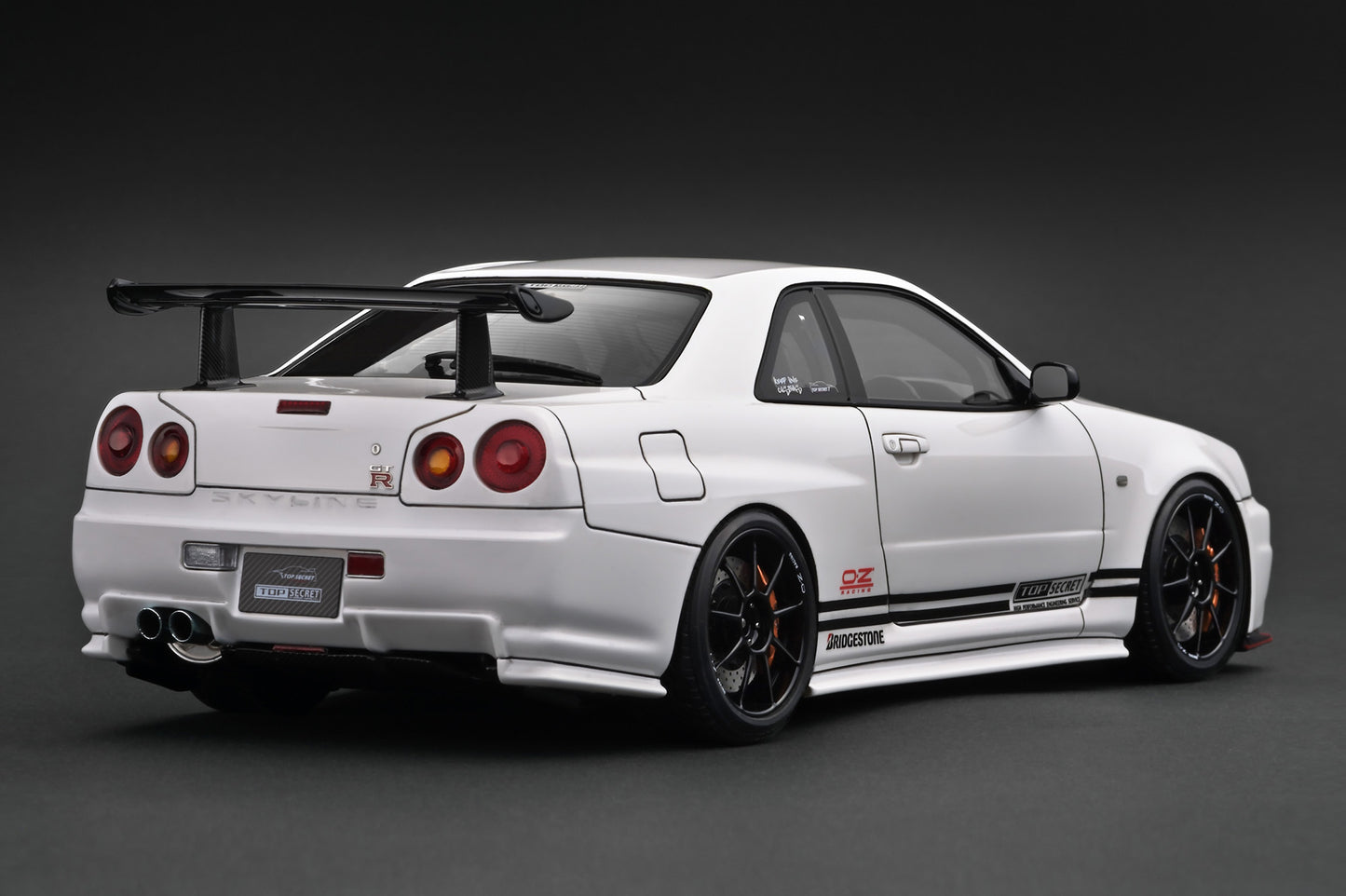 (Coming Soon) Ignition Model 1:18 TOP SECRET 34GT-R (BNR34) White IG3642