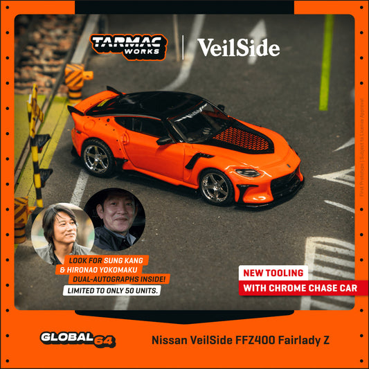 (Coming Soon) Tarmac Works 1:64 Nissan VeilSide FFZ400 Fairlady Z Orange T64G-074-OR