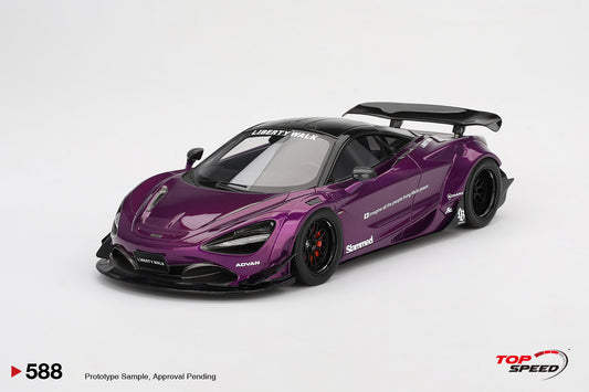 Topspeed 1:18 McLaren 720S LB★Works Purple TS0588