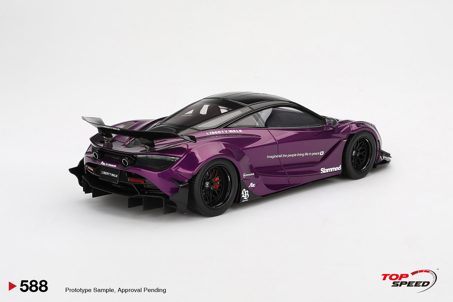Topspeed 1:18 McLaren 720S LB★Works Purple TS0588