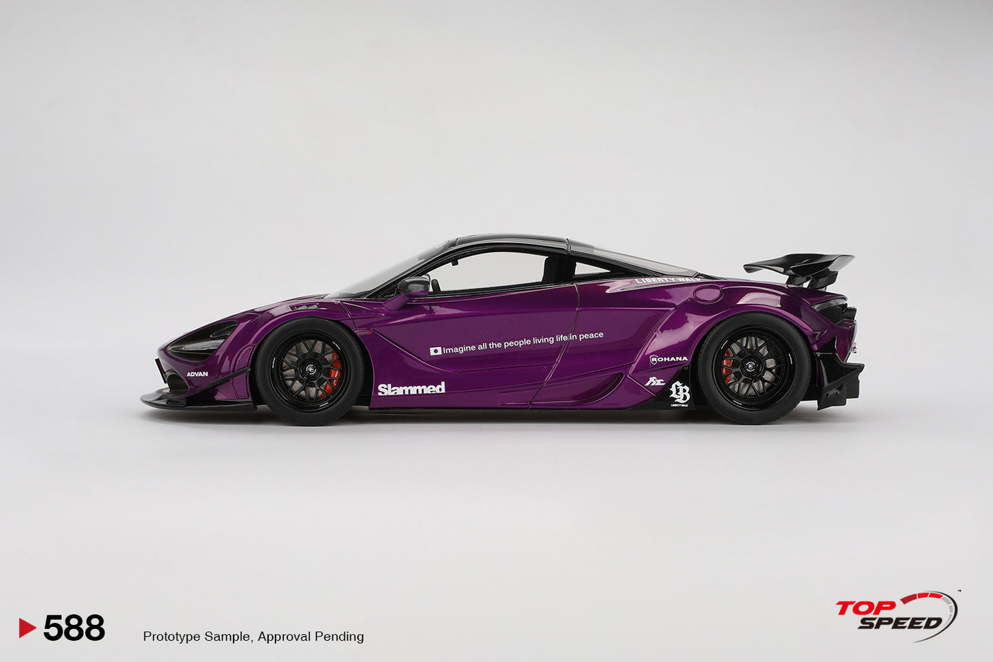 Topspeed 1:18 McLaren 720S LB★Works Purple TS0588
