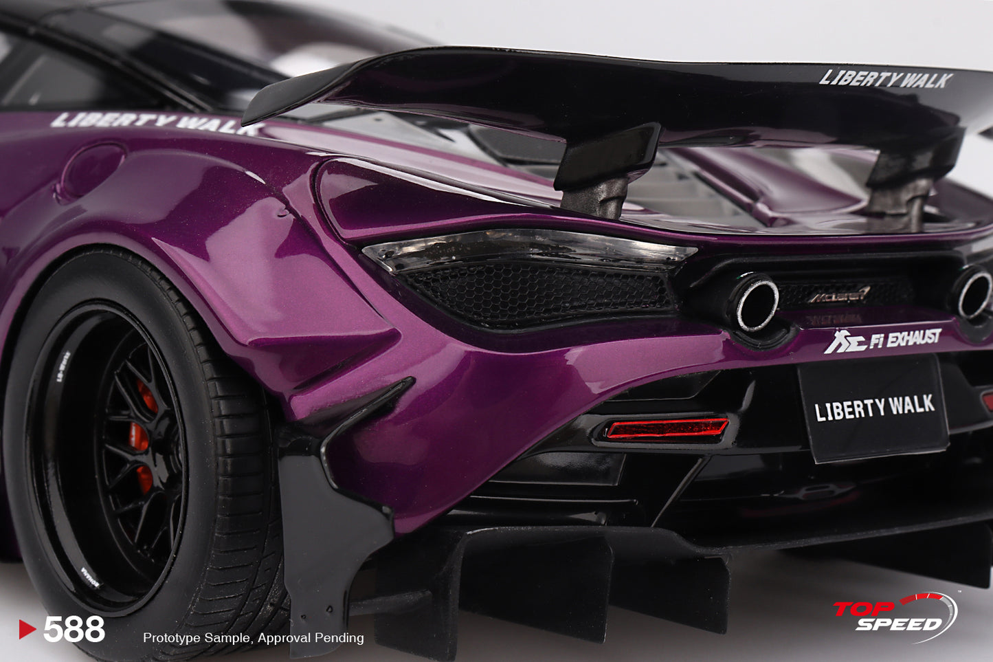Topspeed 1:18 McLaren 720S LB★Works Purple TS0588
