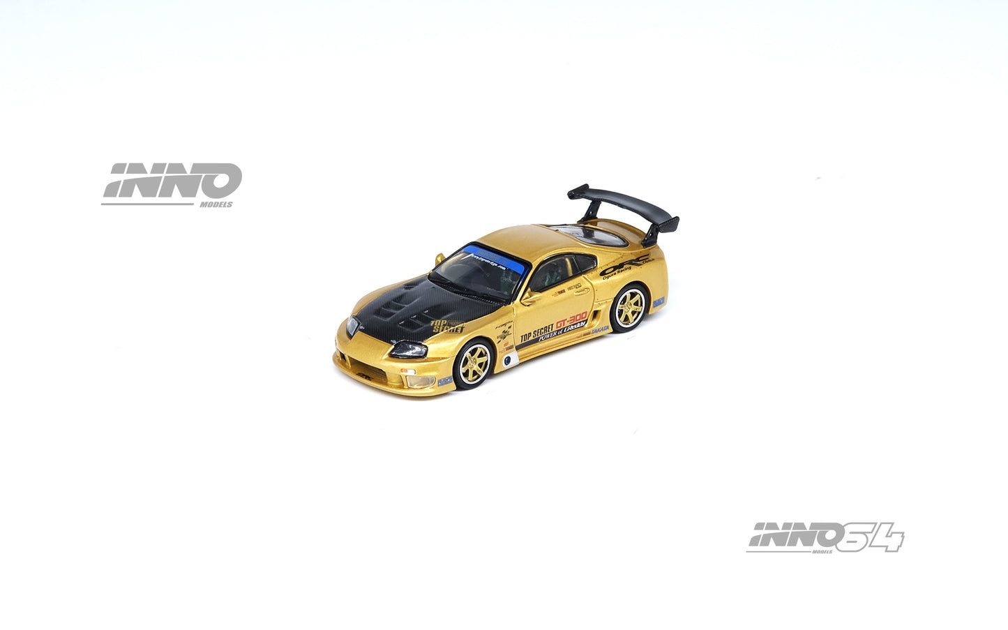 Inno64 1:64 Toyota Supra (A80) TOP SECRET GT300 IN64-A80TS-GOLD