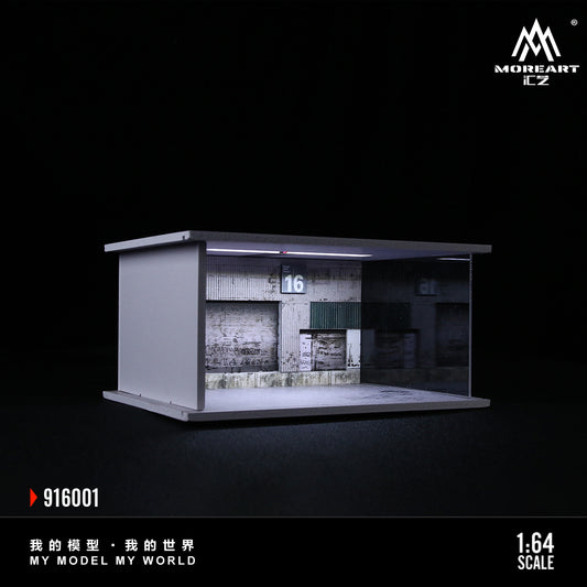 MoreArt 1:64 Warehouse No.16 Lighted Diorama Scene MO916001