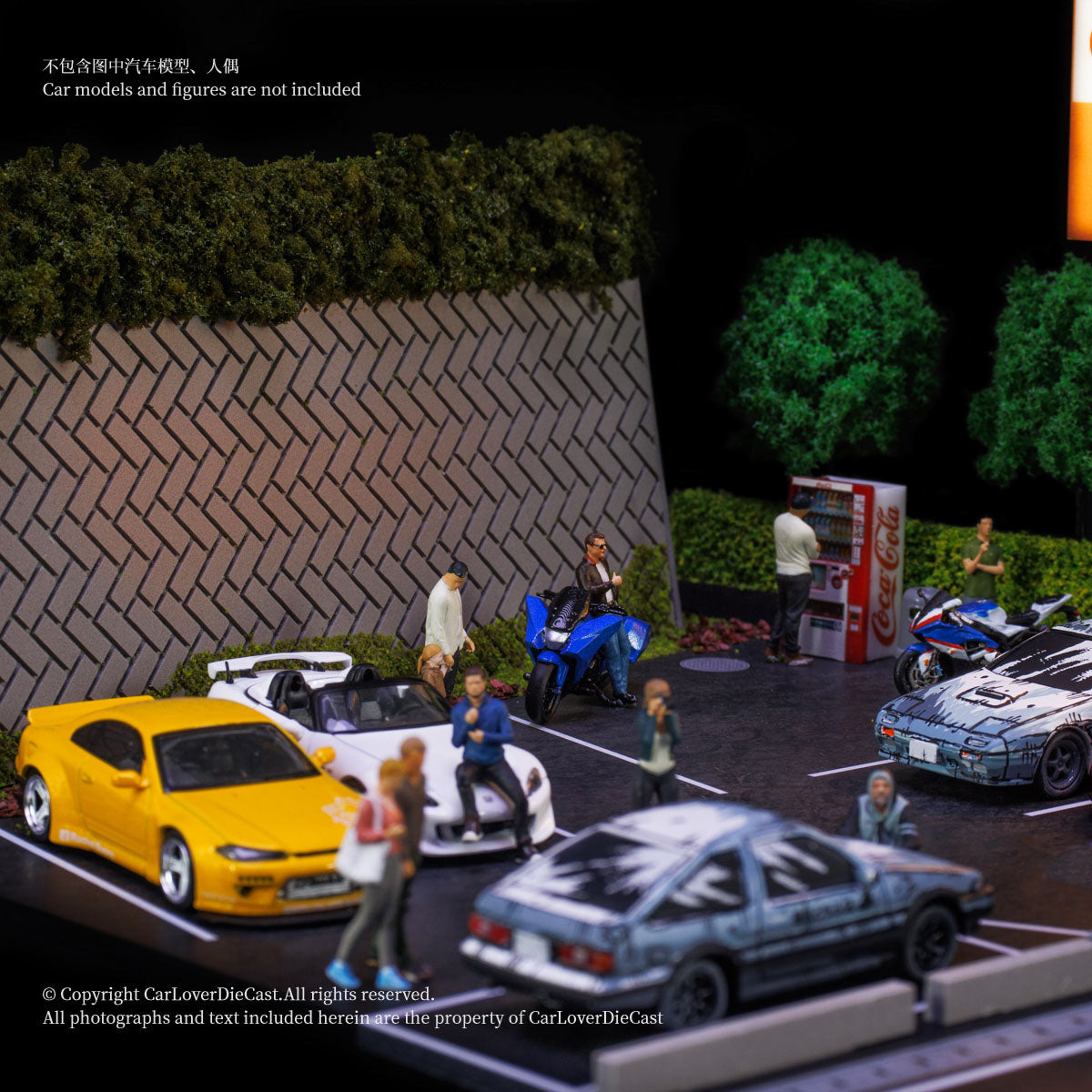 G-Fans 1:64 Initial D Parking Lot Diorama 710037 (Coming Soon)