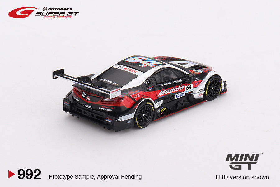 (Coming Soon) Mini GT 1:64 Japan Exclusive Honda NSX-GT “Type S” GT500 #64 “Modulo NSX-GT” Modulo Nakajima Racing 2023 SUPER GT Series MGT00992-BL