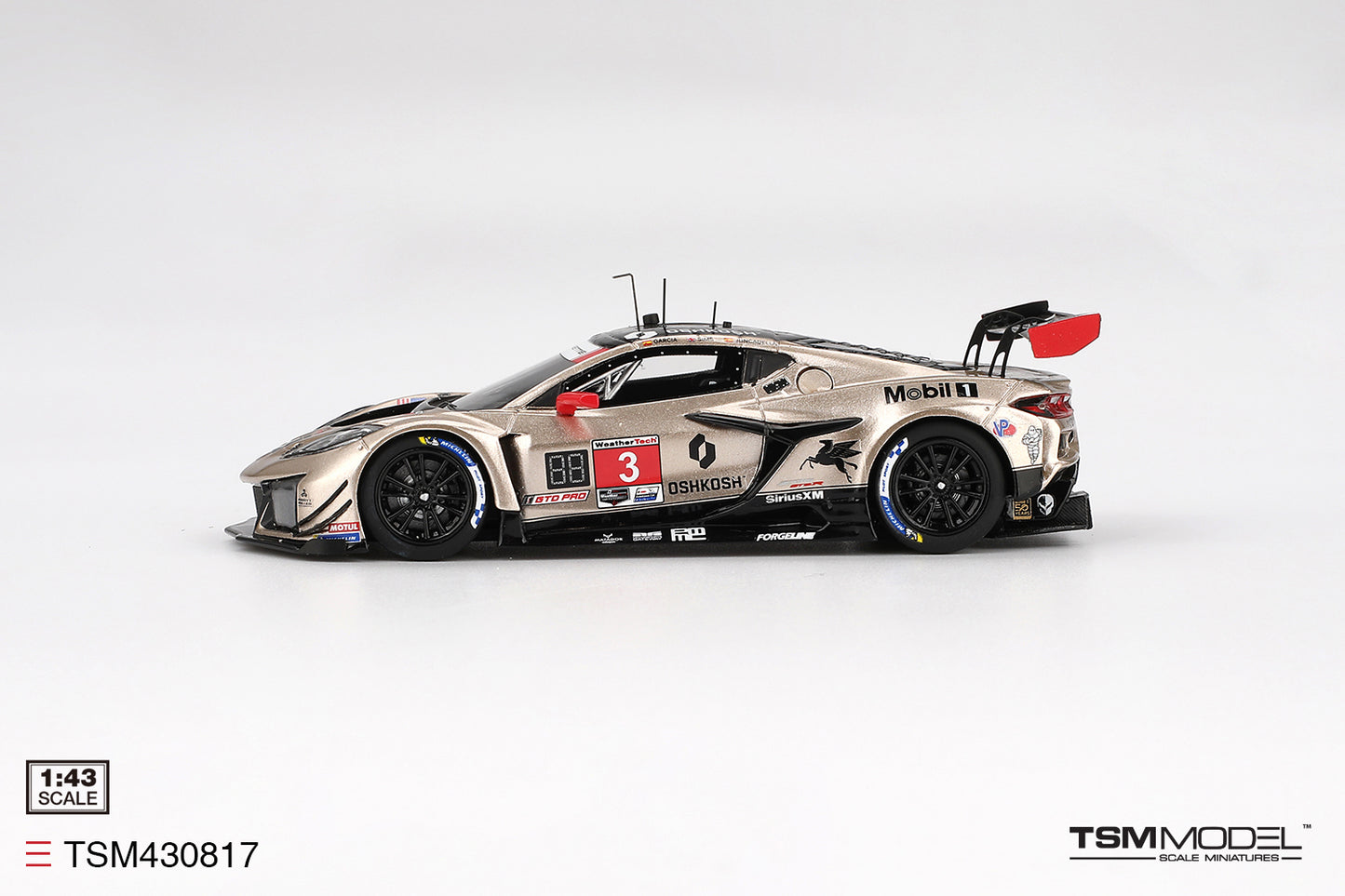 TSM 1:43 Chevrolet Corvette Z06 GT3.R #3 Corvette Racing 2024 TSM430817