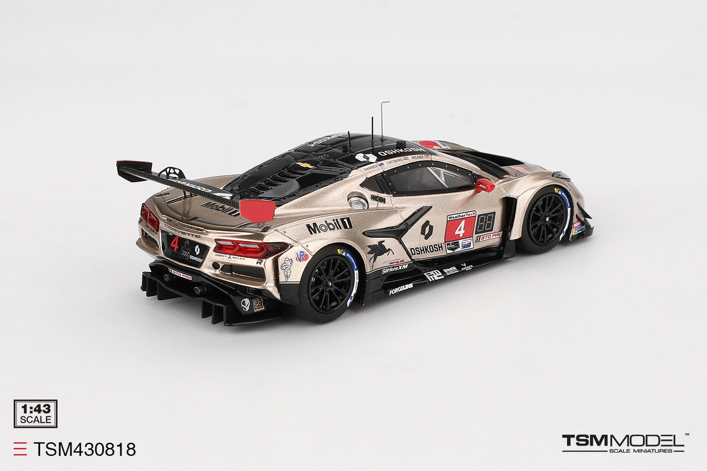 TSM 1:43 Chevrolet Corvette Z06 GT3.R #4 Corvette Racing 2024 TSM430818