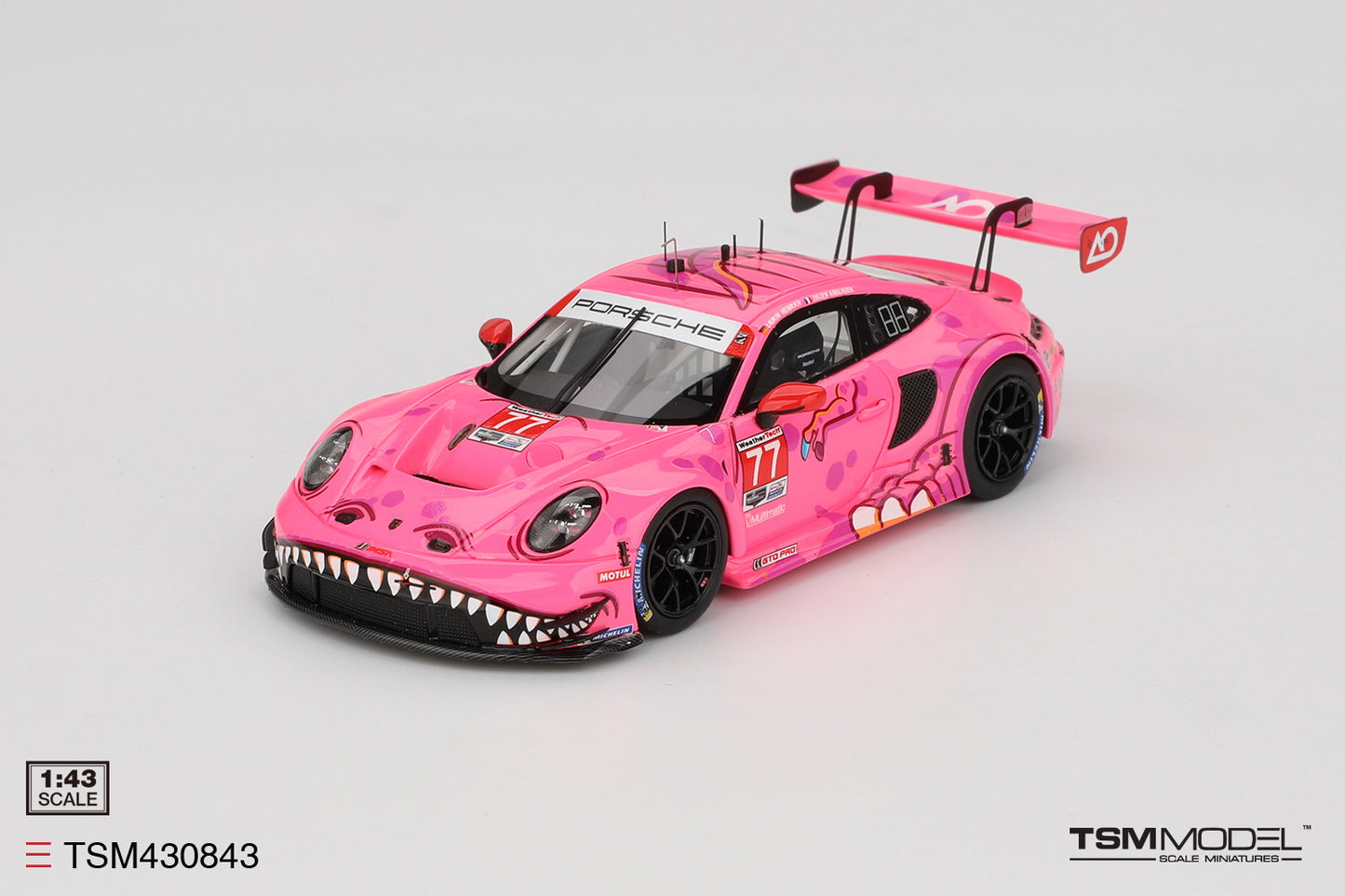 TSM 1:43 Porsche 911 GT3 R #77 AO Racing 2024 IMSA Road America TSM430843