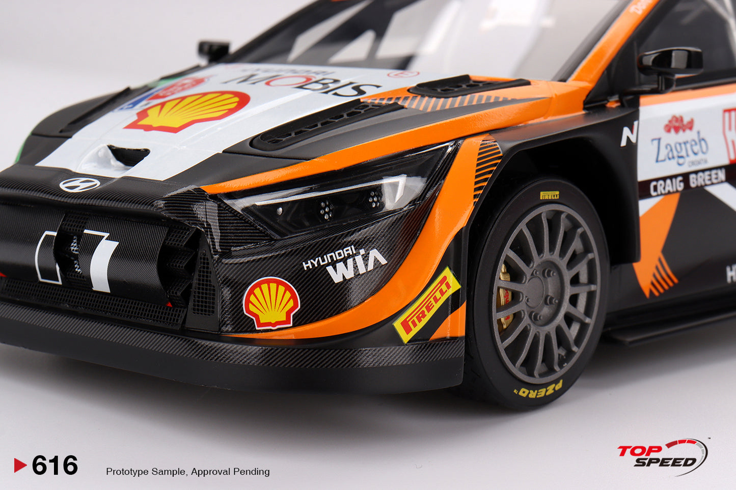 Topspeed 1:18 Hyundai i20 N Rally1 #11 2023 TS0616