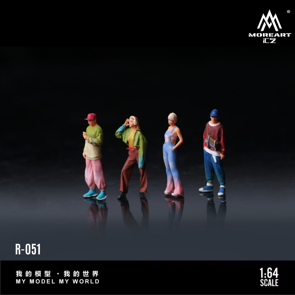 MoreArt 1:64 Trendy Men's and Women's Doll Sets MO223051