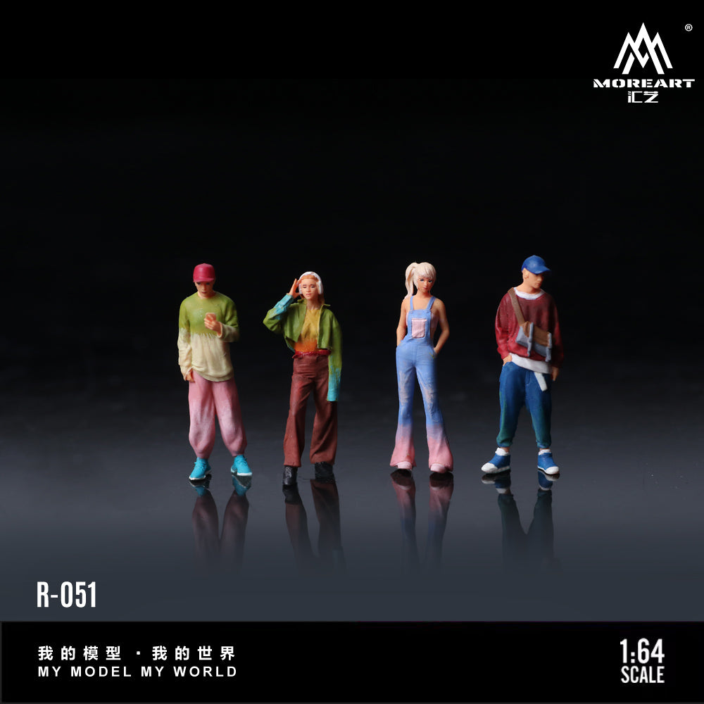 MoreArt 1:64 Trendy Men's and Women's Doll Sets MO223051