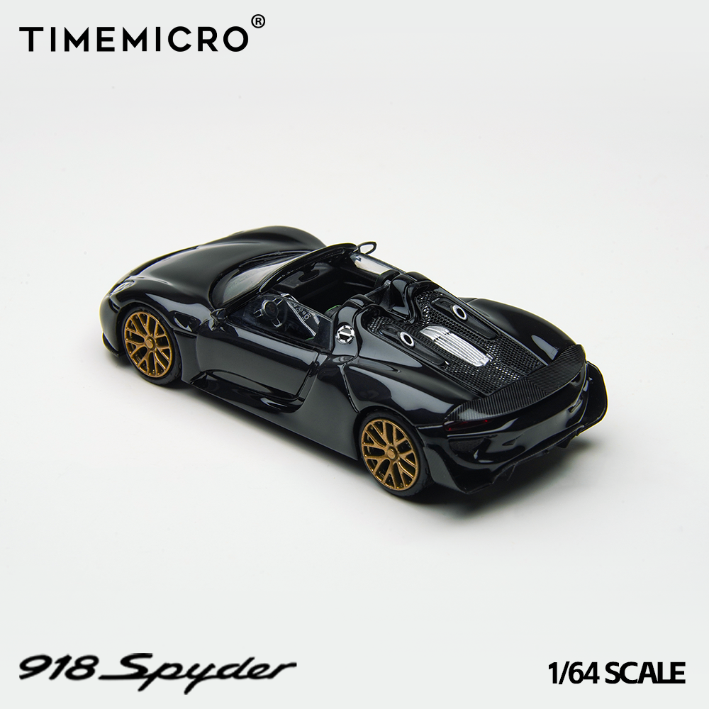 Time Micro 1:64 Porsche 918 Spyder Black TM643528
