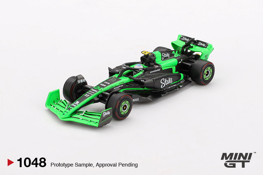 Mini GT 1:64 Mini GT 1:64 F1 Kick Sauber C44 #24 Guanyu Zhou 2024 F1 2024 Chinese GP MGT01048-BL (Preorder)