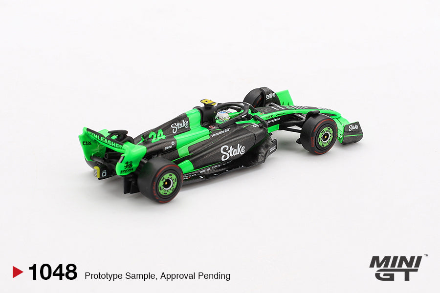 Mini GT 1:64 Mini GT 1:64 F1 Kick Sauber C44 #24 Guanyu Zhou 2024 F1 2024 Chinese GP MGT01048-BL (Preorder)