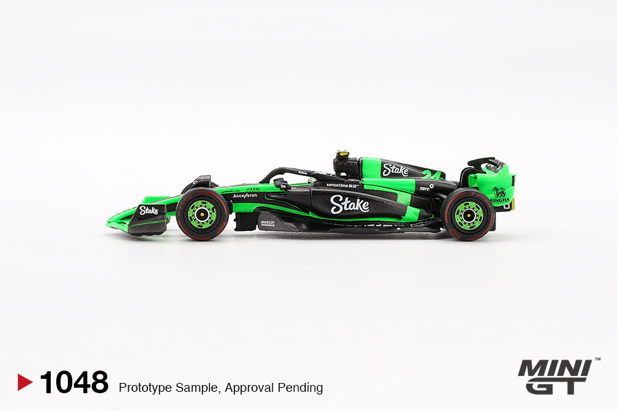 Mini GT 1:64 Mini GT 1:64 F1 Kick Sauber C44 #24 Guanyu Zhou 2024 F1 2024 Chinese GP MGT01048-BL (Preorder)