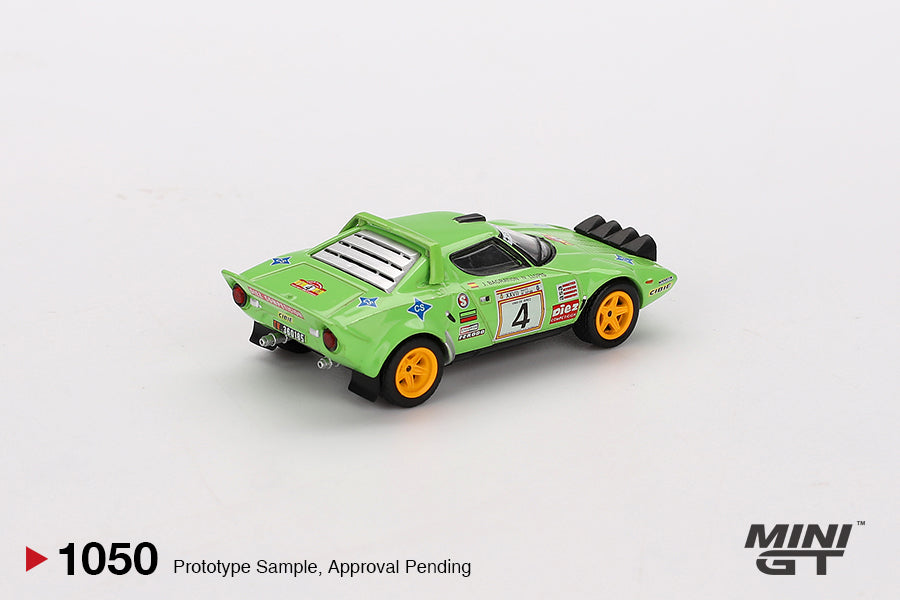 Mini GT 1:64 Lancia Stratos HF #4 1979 Spanish Rally Champion MGT01050-BL (Preorder)