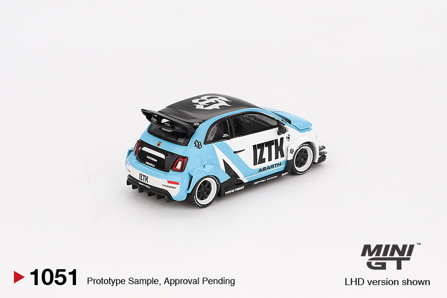 Mini GT 1:64 Abarth 595 LB-WORKS x Abas Works IZTK MGT01051-BL (Preorder)