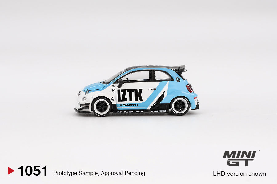 (Coming Soon) Mini GT 1:64 Abarth 595 LB-WORKS x Abas Works IZTK MGT01051-BL